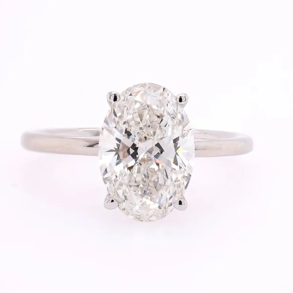 14K White Gold Oval Hidden Halo Lab Diamond Engagement Ring 2.66CTW LeeBrant Jewelry & Watch Co Sandy Springs, GA