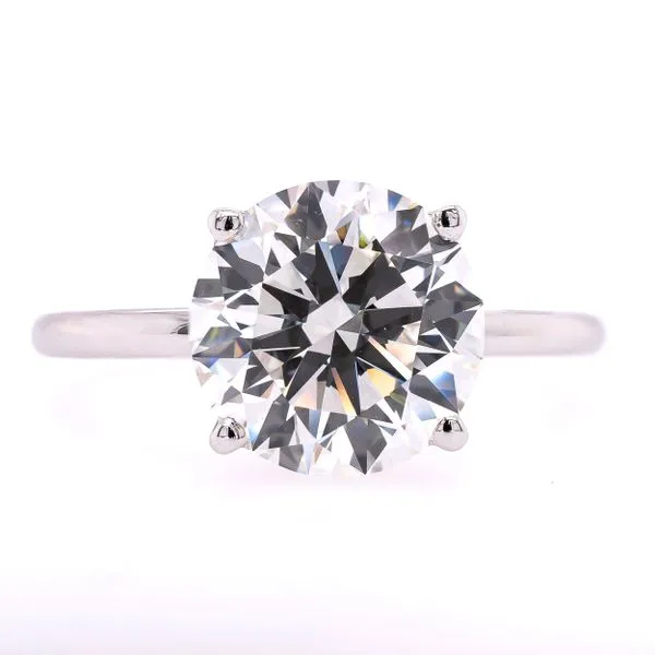 14K White Gold Round Brilliant Hidden Halo Lab Diamond Engagement Ring 3.18CTW LeeBrant Jewelry & Watch Co Sandy Springs, GA