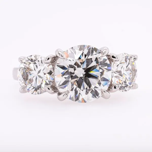 14K White Gold Lab Diamond 3-Stone 5CTW Engagement Ring LeeBrant Jewelry & Watch Co Sandy Springs, GA