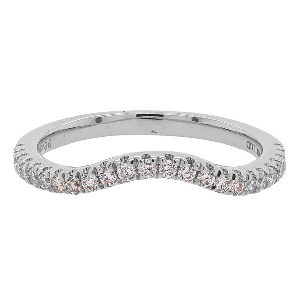 14K White Gold Lab Diamond Contour Wedding Band LeeBrant Jewelry & Watch Co Sandy Springs, GA
