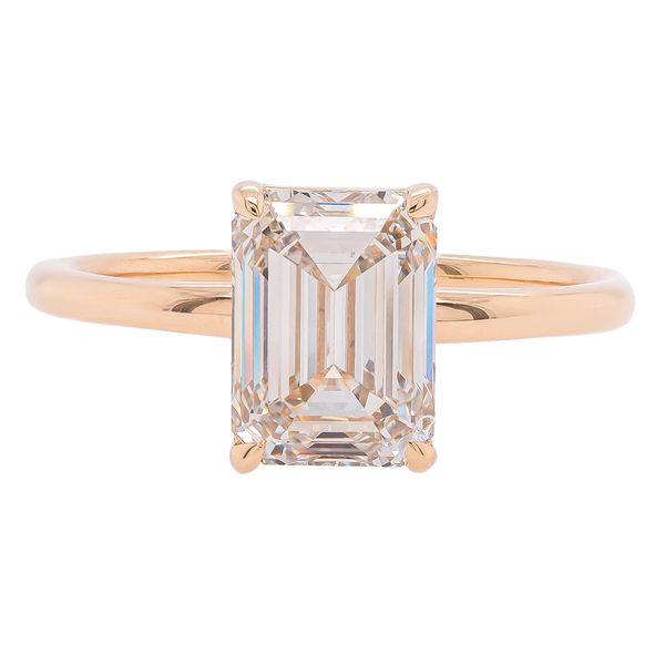 14K Yellow Gold 2CT Emerald Lab Diamond Engagement Ring LeeBrant Jewelry & Watch Co Sandy Springs, GA