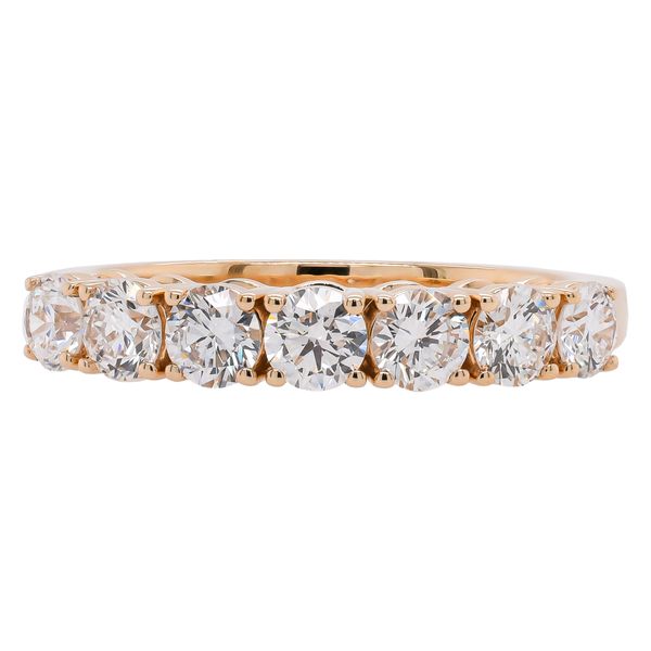 14K Yellow Gold Lab Diamond 7- Stone Wedding Band 1ctw LeeBrant Jewelry & Watch Co Sandy Springs, GA