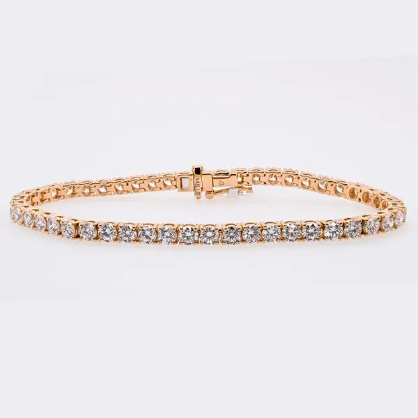 14K Yellow Gold Lab Diamond 7CTW Tennis Bracelet LeeBrant Jewelry & Watch Co Sandy Springs, GA