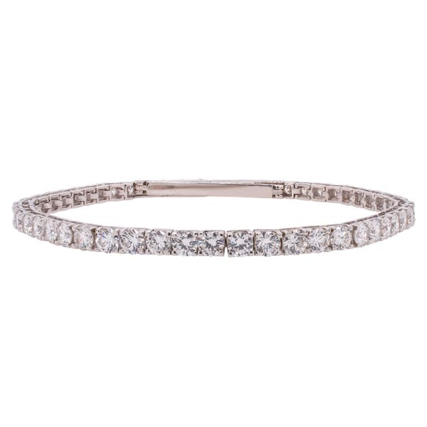 14K White Gold Lab Diamond Eternity Tennis Bracelet 7CTW LeeBrant Jewelry & Watch Co Sandy Springs, GA