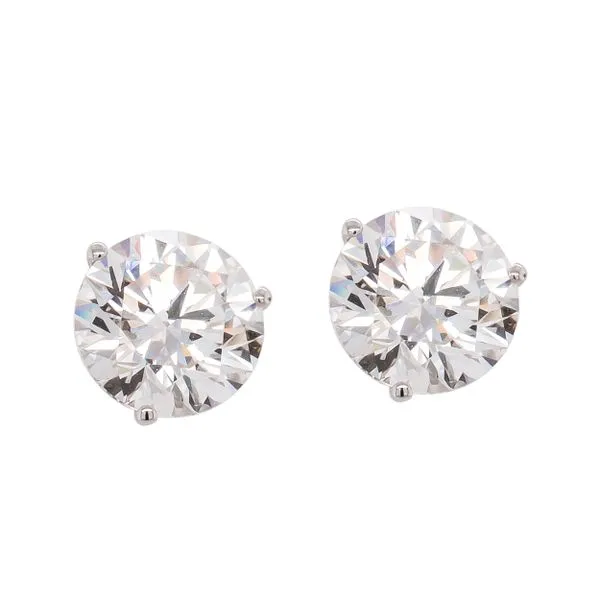 14K White Gold 2CT Each Lab Diamond Stud Earrings LeeBrant Jewelry & Watch Co Sandy Springs, GA