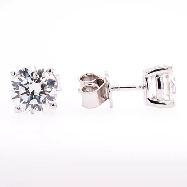 14K White Gold Lab Diamond 1CT each Stud Earrings LeeBrant Jewelry & Watch Co Sandy Springs, GA