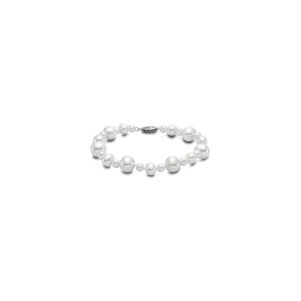 14K White Gold 4-9MM Fresh Water Pearl Bracelet LeeBrant Jewelry & Watch Co Sandy Springs, GA