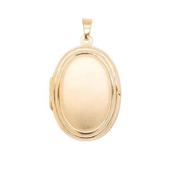 14K Yellow Gold Oval Locket LeeBrant Jewelry & Watch Co Sandy Springs, GA