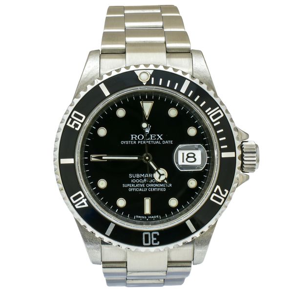 Rolex Submariner Date 40mm 16610 Stainless Steel Watch LeeBrant Jewelry & Watch Co Sandy Springs, GA