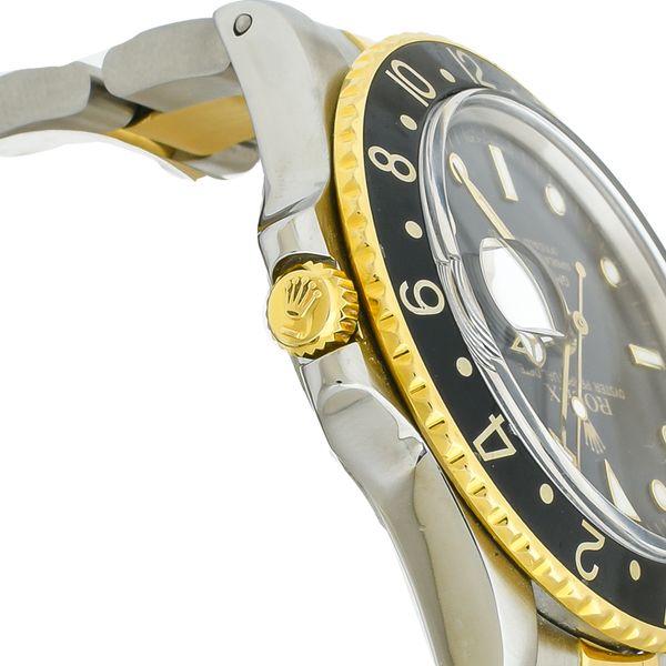 Rolex GMT-Master 40mm 16753 Stainless Steel and Yellow Gold Image 2 LeeBrant Jewelry & Watch Co Sandy Springs, GA