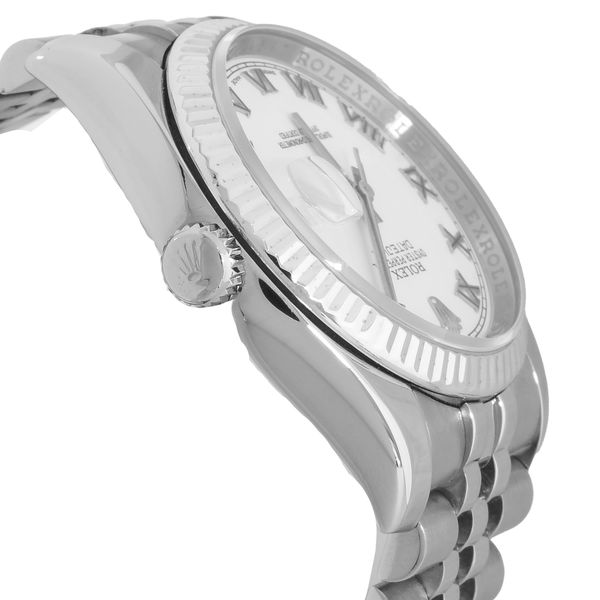 Rolex Datejust 36mm 116234 Stainless Steel and White Gold Watch Image 2 LeeBrant Jewelry & Watch Co Sandy Springs, GA