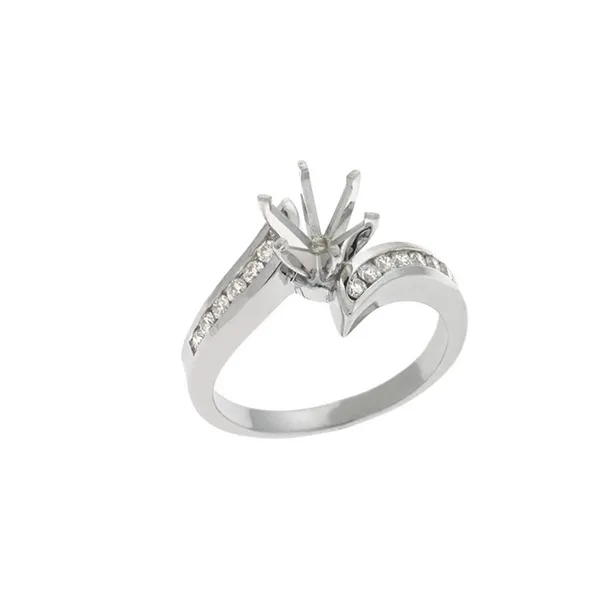 Bypass Diamond Channel Set Engagement Ring Legacy Diamond & Gems Sheridan, WY