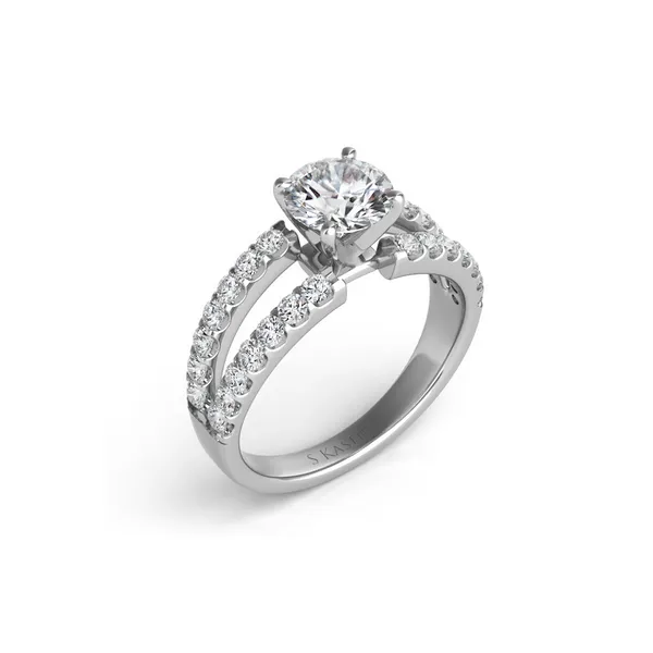 Diamond Prong Set Engagement Ring with Split Shank Legacy Diamond & Gems Sheridan, WY