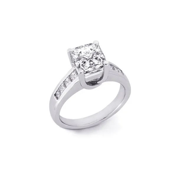 Diamond Channel Set Engagement Ring Legacy Diamond & Gems Sheridan, WY
