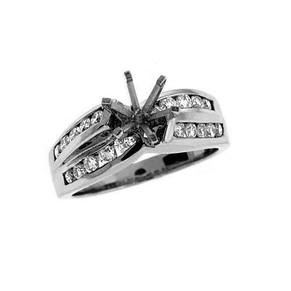 Diamond Channel Set Engagement Ring Legacy Diamond & Gems Sheridan, WY