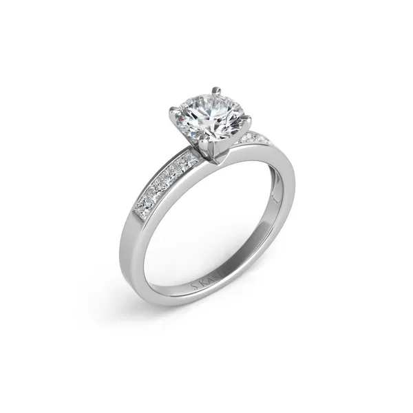Diamond Channel Set Engagement Ring Legacy Diamond & Gems Sheridan, WY
