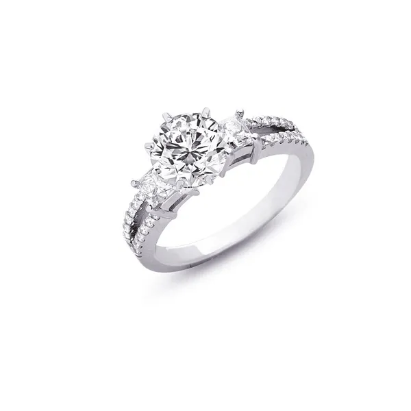Diamond Prong Engagement Ring Legacy Diamond & Gems Sheridan, WY