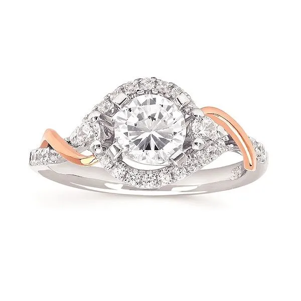 Diamond Prong Set Halo Engagement Ring Legacy Diamond & Gems Sheridan, WY