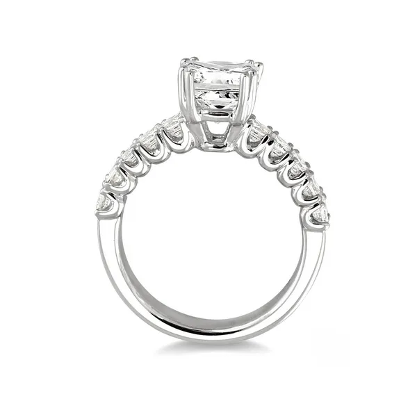 Diamond Prong Set Engagement Ring in 14K White Gold Image 2 Legacy Diamond & Gems Sheridan, WY