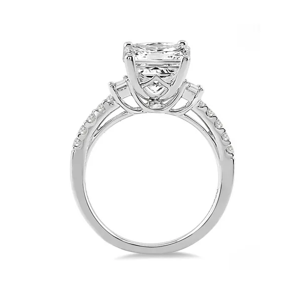 Diamond Prong Set Engagement Ring in 14K White Gold Image 2 Legacy Diamond & Gems Sheridan, WY