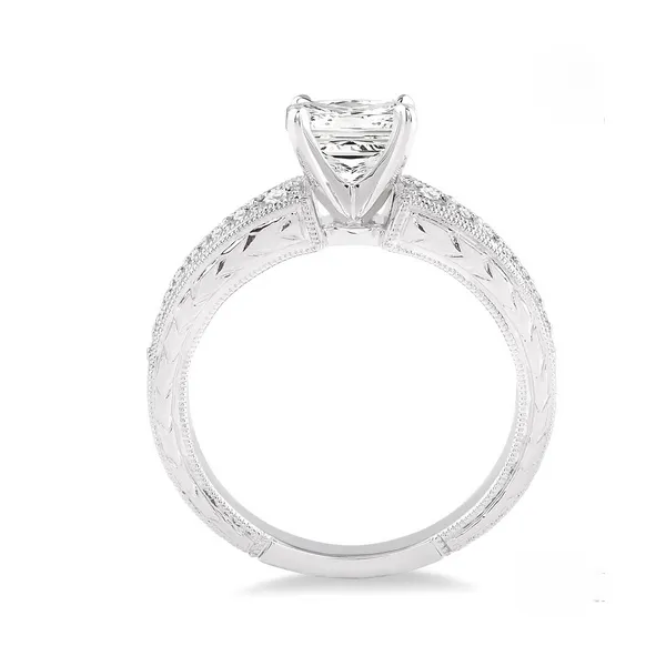 Diamond Bead Set Engagement Ring Image 2 Legacy Diamond & Gems Sheridan, WY