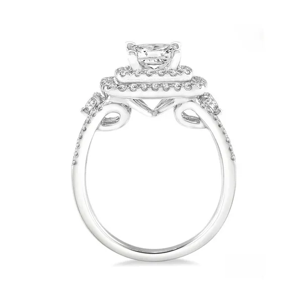 Diamond Prong Set Double Halo Engagement Ring Image 2 Legacy Diamond & Gems Sheridan, WY