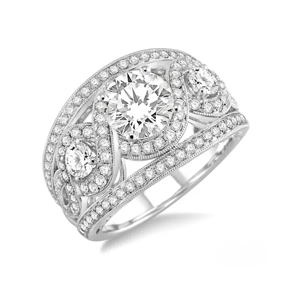 Diamond Figure Eight Style Engagement Ring Legacy Diamond & Gems Sheridan, WY
