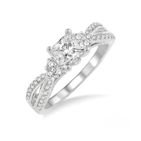 Diamond Prong Set Open Shank Engagement Ring Legacy Diamond & Gems Sheridan, WY