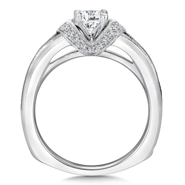 Diamond Pave Set Engagement Ring