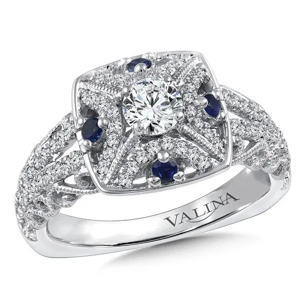 Diamond Filigree Engagement Ring with Milgrain Detail Legacy Diamond & Gems Sheridan, WY