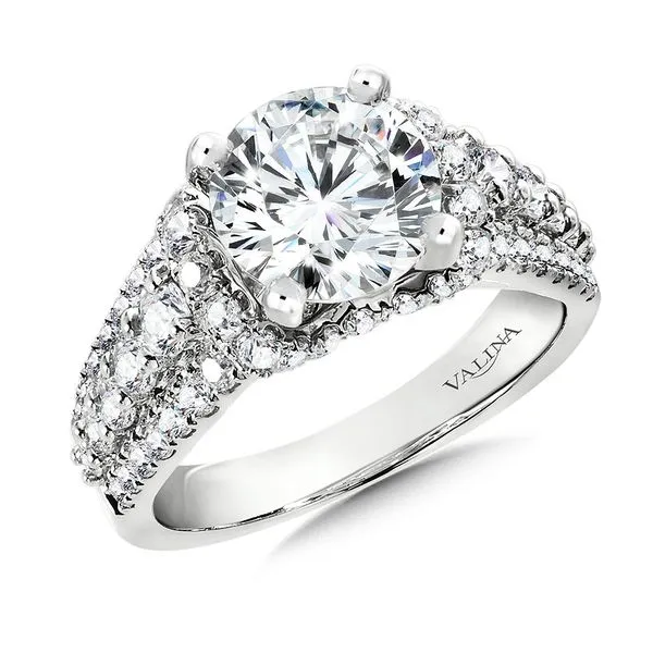 Diamond Prong Set Engagement Ring in 14K White Gold Legacy Diamond & Gems Sheridan, WY