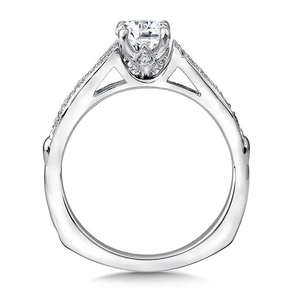 Diamond Engagement Ring with Milgrain Detail Image 2 Legacy Diamond & Gems Sheridan, WY