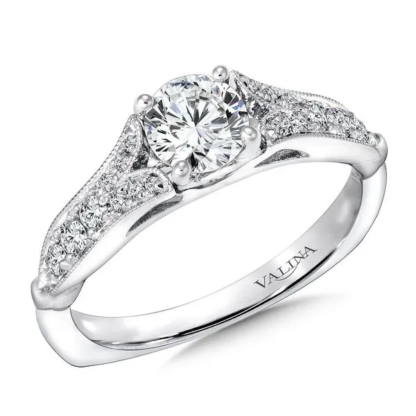 Diamond Engagement Ring with Milgrain Detail Legacy Diamond & Gems Sheridan, WY
