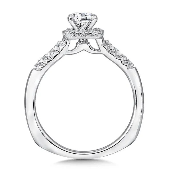 Diamond Prong Set Halo Engagement Ring Image 2 Legacy Diamond & Gems Sheridan, WY