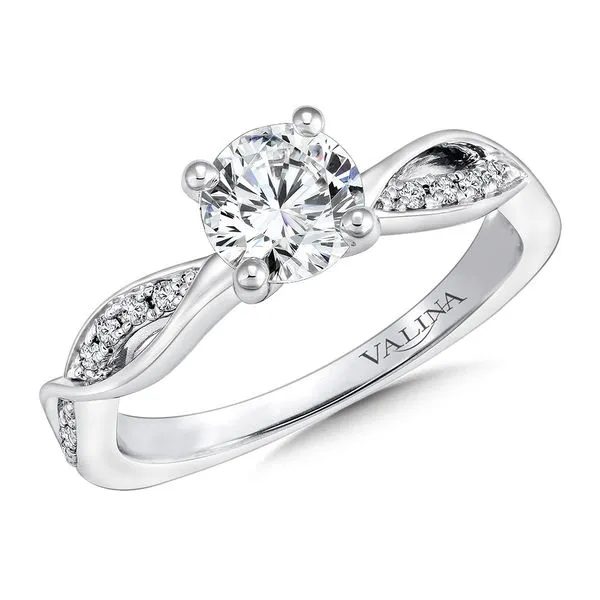 Diamond Bead Set Engagement Ring Legacy Diamond & Gems Sheridan, WY
