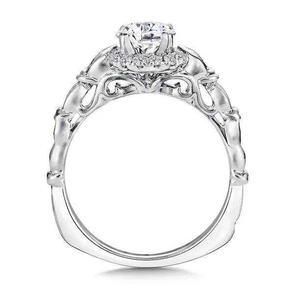 Diamond Halo Engagement Ring Image 2 Legacy Diamond & Gems Sheridan, WY