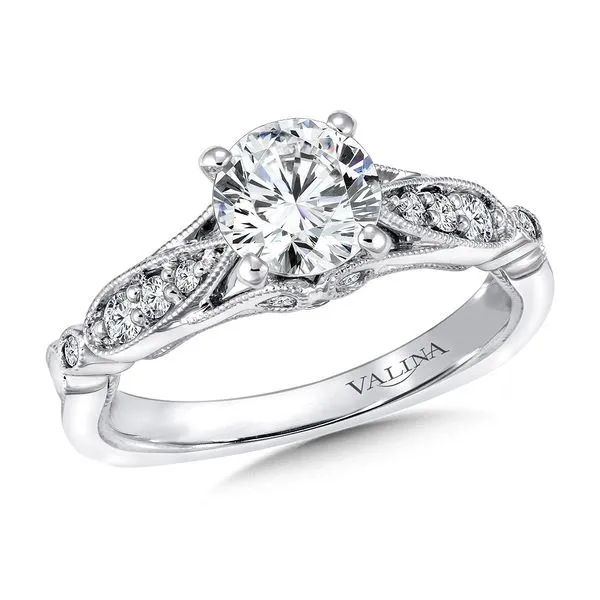 Diamond Engagement Ring with Milgrain Detail Legacy Diamond & Gems Sheridan, WY