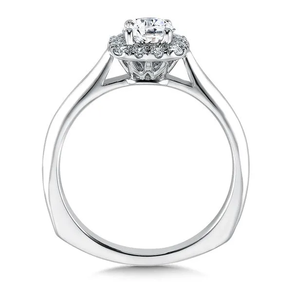 Diamond Prong Set Halo Engagement Ring Image 2 Legacy Diamond & Gems Sheridan, WY