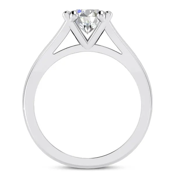 14K White Gold Prong Set Solitaire Engagement Ring Image 2 Legacy Diamond & Gems Sheridan, WY