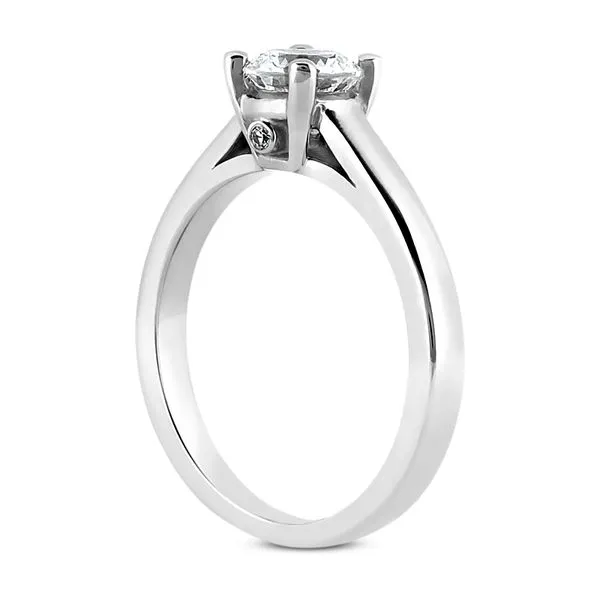 14K White Gold Diamond Prong Set Solitaire Engagement Ring Image 2 Legacy Diamond & Gems Sheridan, WY