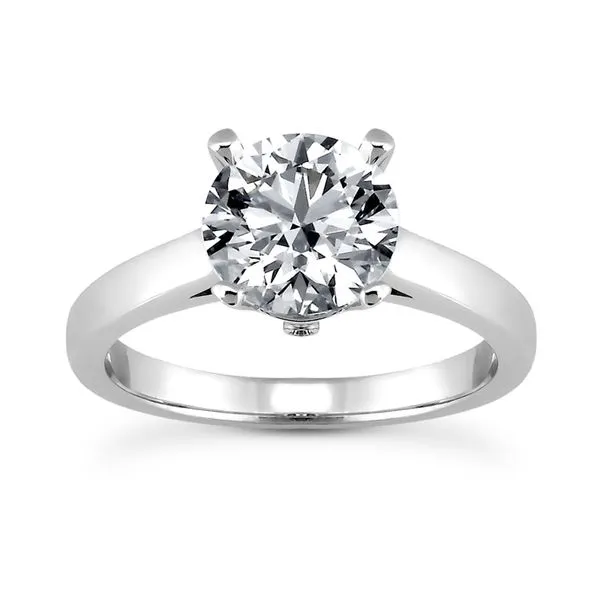 14K White Gold Diamond Prong Set Solitaire Engagement Ring Legacy Diamond & Gems Sheridan, WY