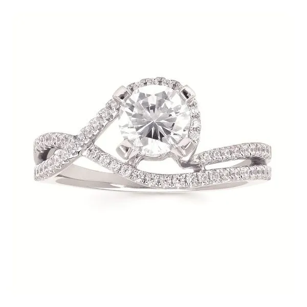 14K White Gold Diamond Prong Set Engagement Ring Legacy Diamond & Gems Sheridan, WY