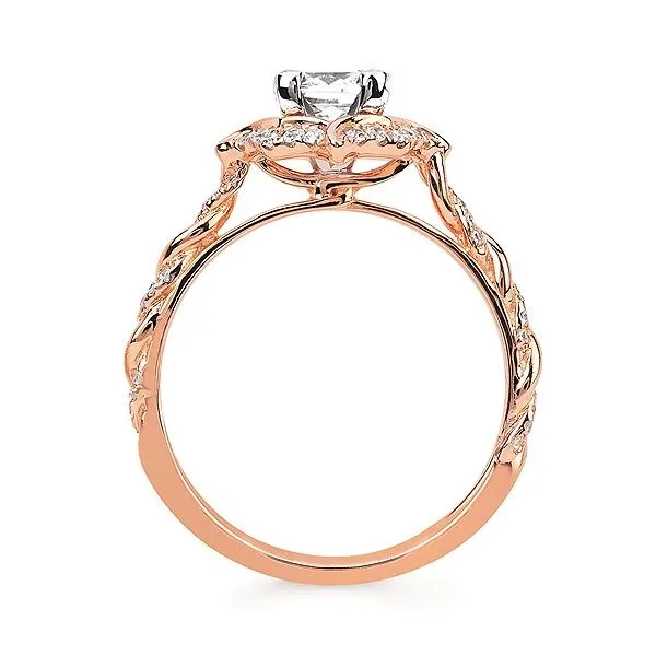 14K Rose Gold Diamond Prong Set Engagement Ring Image 2 Legacy Diamond & Gems Sheridan, WY