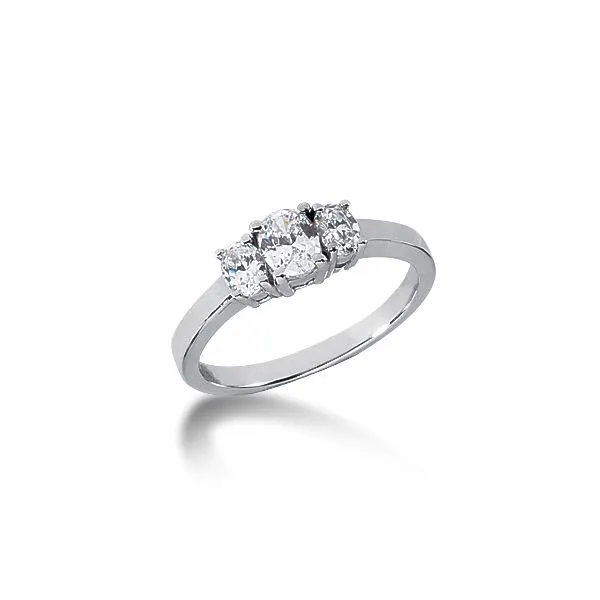 Diamond Prong Set Three Stone Engagement Ring Legacy Diamond & Gems Sheridan, WY