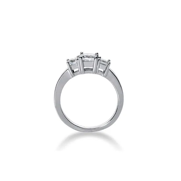 Diamond Prong Set Three Stone Engagement Mounting Ring Image 2 Legacy Diamond & Gems Sheridan, WY