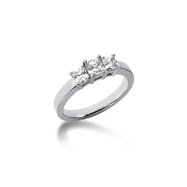 Diamond Prong Set Three Stone Engagement Mounting Ring Legacy Diamond & Gems Sheridan, WY