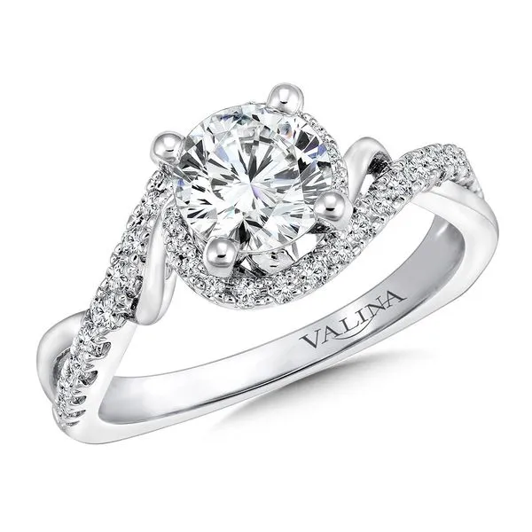 Diamond Bypass Style Engagement Ring Legacy Diamond & Gems Sheridan, WY