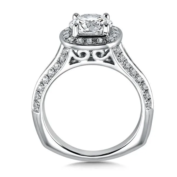Halo Style Diamond Engagement Ring Image 2 Legacy Diamond & Gems Sheridan, WY
