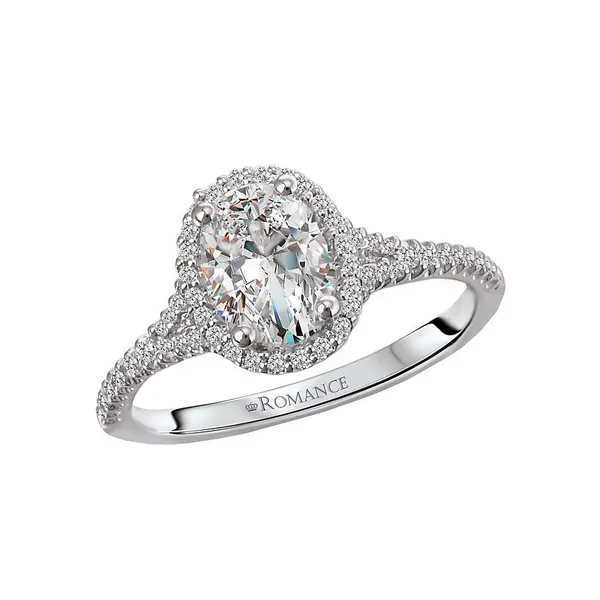 Romance Halo Semi-Mount Diamond Engagement Ring Legacy Diamond & Gems Sheridan, WY