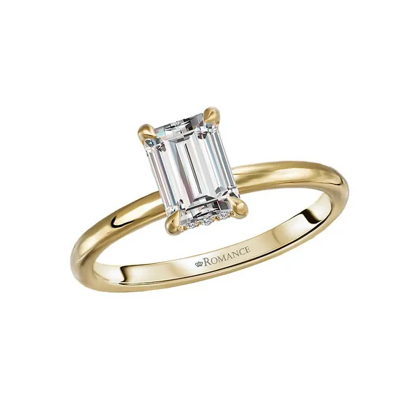 Romance Hidden Halo Semi-Mount Diamond Hidden Halo Engagement Ring Legacy Diamond & Gems Sheridan, WY